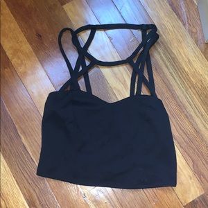 Cool strappy crop top